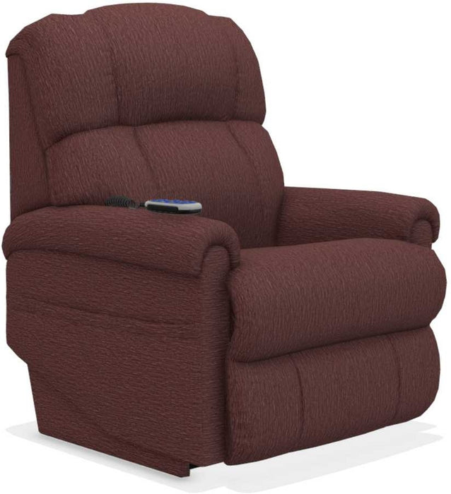 La-Z-Boy Pinnacle Platinum Burgundy Power Lift Recliner - Sigrist Furniture (Sturgis,MI)