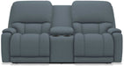 La-Z-Boy Greyson Denim Power Reclining Loveseat with Headrest And Console - Sigrist Furniture (Sturgis,MI)