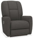 La-Z-Boy Felix Charcoal Power Rocking Recliner with Headrest - Sigrist Furniture (Sturgis,MI)