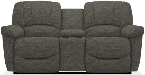 La-Z-Boy Hayes Stone La-Z-Time Power-Recline� Console Loveseat with Power Headrest - Sigrist Furniture (Sturgis,MI)