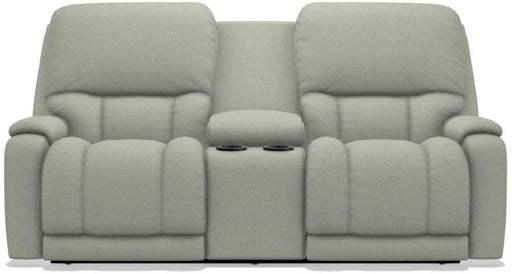 La-Z-Boy Greyson Tranquil Power Reclining Loveseat with Headrest And Console - Sigrist Furniture (Sturgis,MI)