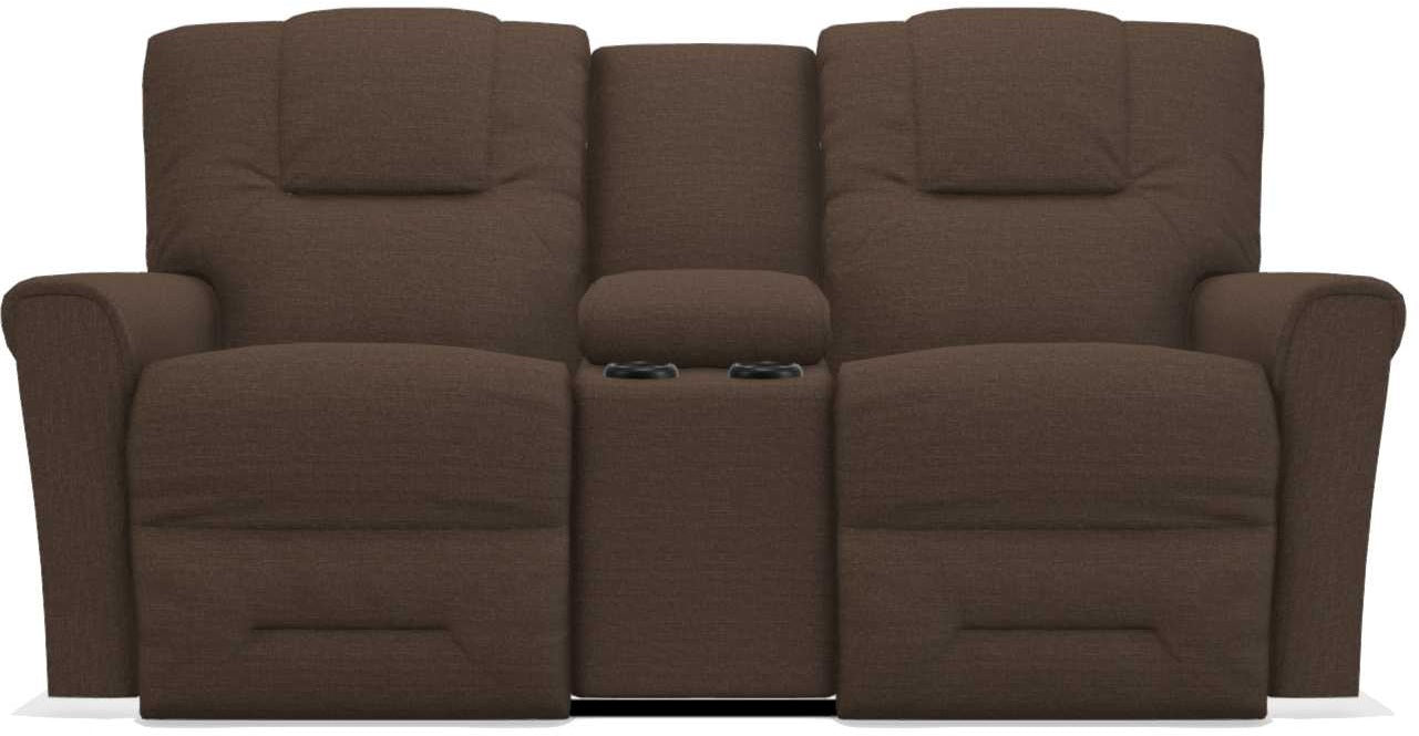 La-Z-Boy Easton Merlot Power Reclining Loveseat with Headrest And Console - Sigrist Furniture (Sturgis,MI)