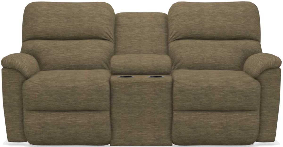 La-Z-Boy Brooks Moss Power Reclining Loveseat With Headrest & Console - Sigrist Furniture (Sturgis,MI)