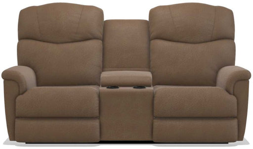 La-Z-Boy Lancer Power La-Z Time Chocolate Full Reclining Loveseat with Console - Sigrist Furniture (Sturgis,MI)