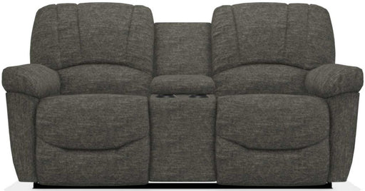 La-Z-Boy Hayes Stone Power La-Z-Time Full Reclining Console Loveseat - Sigrist Furniture (Sturgis,MI)