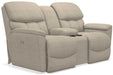 La-Z-Boy Kipling Fawn La-Z-Time Power Reclining Loveseat With Console - Sigrist Furniture (Sturgis,MI)