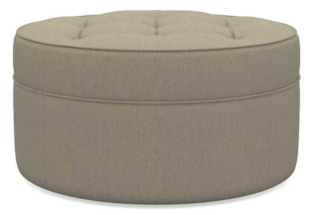 La-Z-Boy Roundabout Teak Ottoman - Sigrist Furniture (Sturgis,MI)