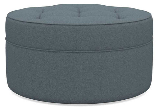 La-Z-Boy Roundabout Denim Ottoman - Sigrist Furniture (Sturgis,MI)