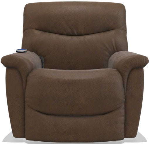 La-Z-Boy James Whiskey Silver Luxury-Lift Power Recliner - Sigrist Furniture (Sturgis,MI)