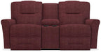 La-Z-Boy Easton PowerRecline La-Z-Time Cherry Reclining Console Loveseat - Sigrist Furniture (Sturgis,MI)