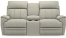 La-Z-Boy Talladega Dove Power Reclining Loveseat with Console - Sigrist Furniture (Sturgis,MI)