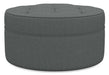 La-Z-Boy Roundabout Grey Ottoman - Sigrist Furniture (Sturgis,MI)