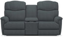 La-Z-Boy Lancer Navy Power Reclining Loveseat with Headrest and Console - Sigrist Furniture (Sturgis,MI)