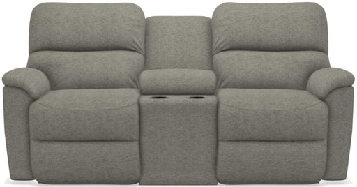 La-Z-Boy Brooks Slate Power Reclining Loveseat With Headrest & Console - Sigrist Furniture (Sturgis,MI)