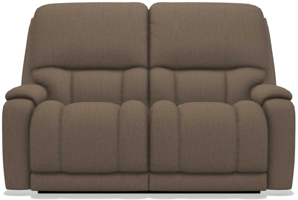 La-Z-Boy Greyson Java Reclining Loveseat with Headrest - Sigrist Furniture (Sturgis,MI)