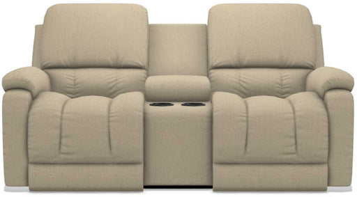 La-Z-Boy Greyson Toast Power Recline La-Z-Time Full Reclining Console Loveseat - Sigrist Furniture (Sturgis,MI)