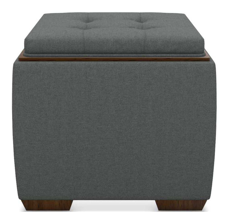 La-Z-Boy Leo Grey Ottoman - Sigrist Furniture (Sturgis,MI)