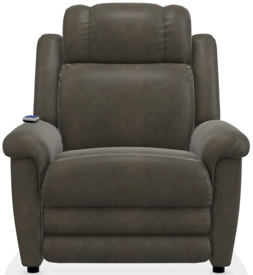 La-Z-Boy Clayton Slate Gold Power Lift Recliner with Massage and Heat - Sigrist Furniture (Sturgis,MI)