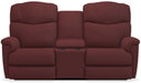 La-Z-Boy Lancer Power La-Z Time Merlot Full Reclining Loveseat with Console - Sigrist Furniture (Sturgis,MI)