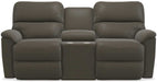 La-Z-Boy Brooks Tar Reclining Loveseat With Console - Sigrist Furniture (Sturgis,MI)