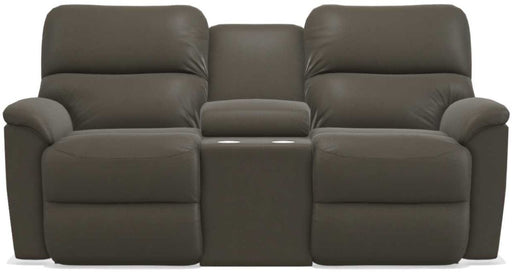 La-Z-Boy Brooks Tar Reclining Loveseat With Console - Sigrist Furniture (Sturgis,MI)