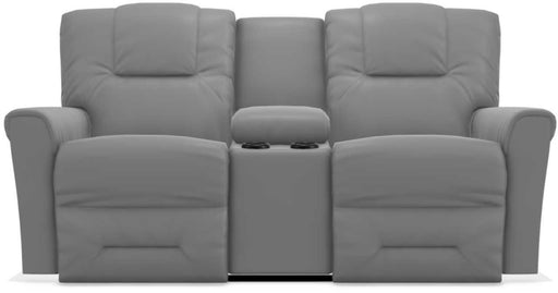 La-Z-Boy Easton PowerRecline La-Z-Time Slate Reclining Console Loveseat - Sigrist Furniture (Sturgis,MI)