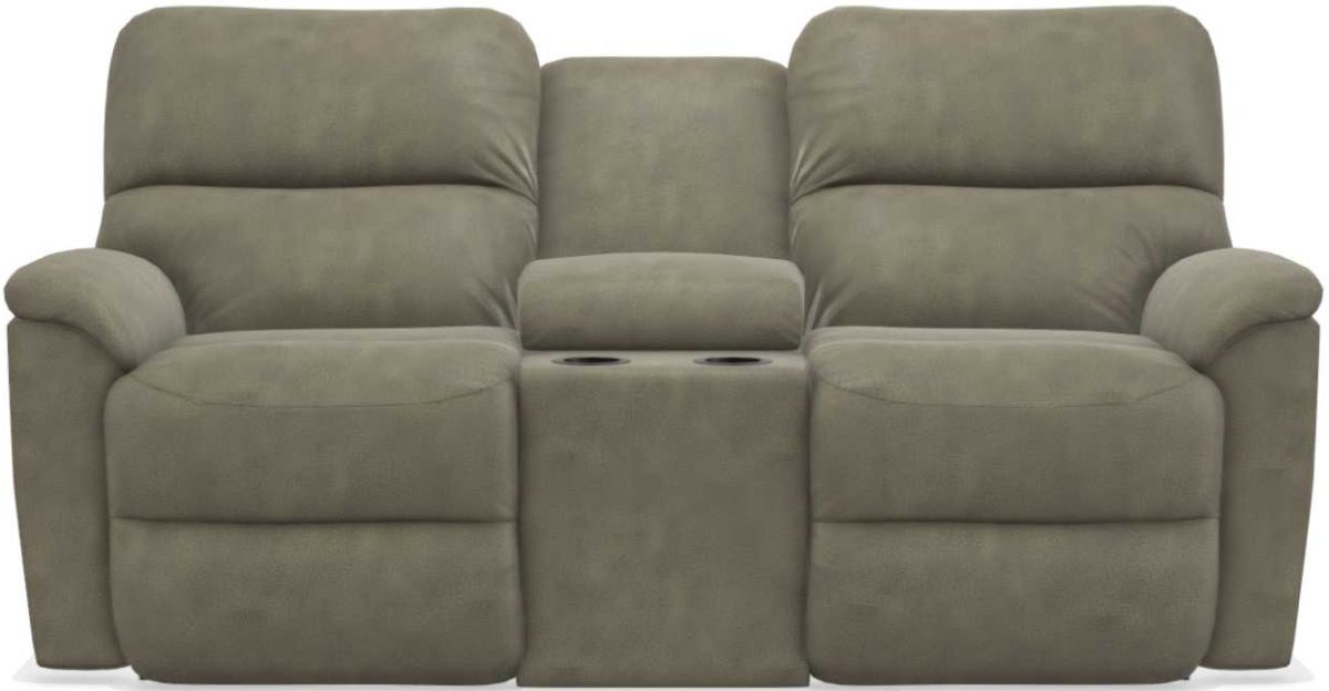 La-Z-Boy Brooks Charcoal Power Reclining Loveseat With Console