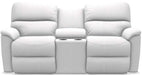 La-Z-Boy Brooks Muslin Reclining Loveseat With Console - Sigrist Furniture (Sturgis,MI)