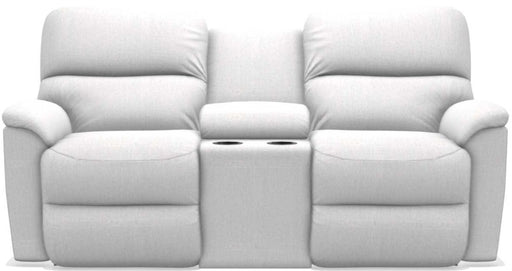 La-Z-Boy Brooks Muslin Reclining Loveseat With Console - Sigrist Furniture (Sturgis,MI)