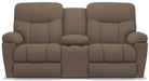 La-Z-Boy Morrison Java Power Reclining Loveseat with Console - Sigrist Furniture (Sturgis,MI)