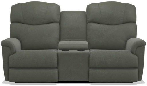 La-Z-Boy Lancer Charcoal Power Reclining Loveseat with Headrest and console - Sigrist Furniture (Sturgis,MI)