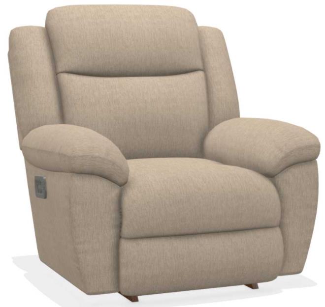 La-Z-Boy Joel Sand Power Rocking Recliner with Headrest - Sigrist Furniture (Sturgis,MI)