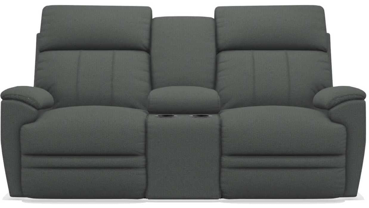 La-Z-Boy Talladega Indigo Power Reclining Loveseat with Console - Sigrist Furniture (Sturgis,MI)