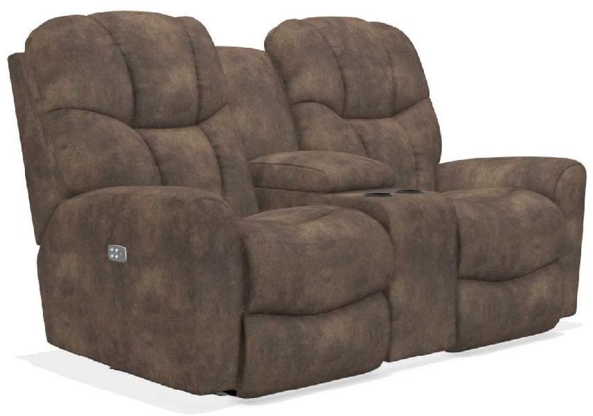 La-Z-Boy Rori Saddle Power Reclining Loveseat w/ Headrest & Console - Sigrist Furniture (Sturgis,MI)