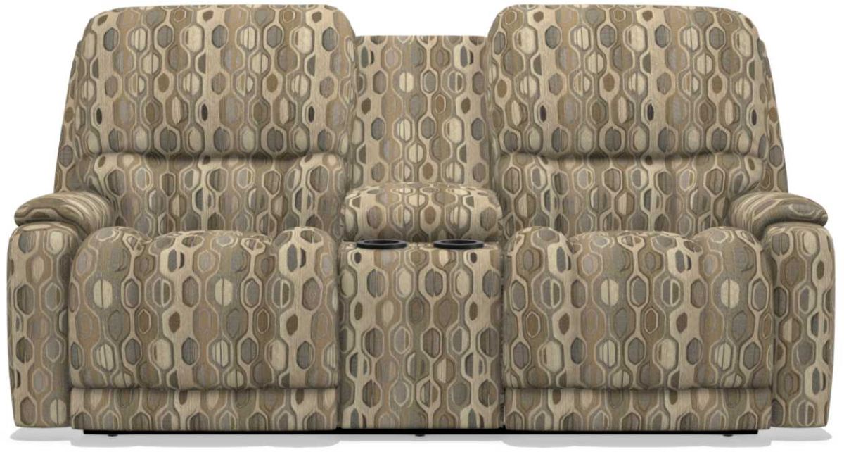 La-Z-Boy Greyson Flax Power Reclining Loveseat with Headrest And Console - Sigrist Furniture (Sturgis,MI)