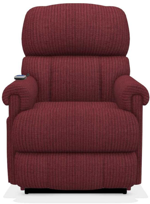 La-Z-Boy Pinnacle Platinum Sangria Power Lift Recliner with Headrest and Lumbar - Sigrist Furniture (Sturgis,MI)