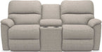 La-Z-Boy Brooks Pebble Power Reclining Loveseat With Headrest & Console - Sigrist Furniture (Sturgis,MI)