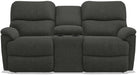 La-Z-Boy Trouper PowerRecline La-Z-Time Ink Reclining Loveseat with Console - Sigrist Furniture (Sturgis,MI)