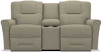 La-Z-Boy Easton Teak Power Reclining Loveseat with Headrest And Console - Sigrist Furniture (Sturgis,MI)