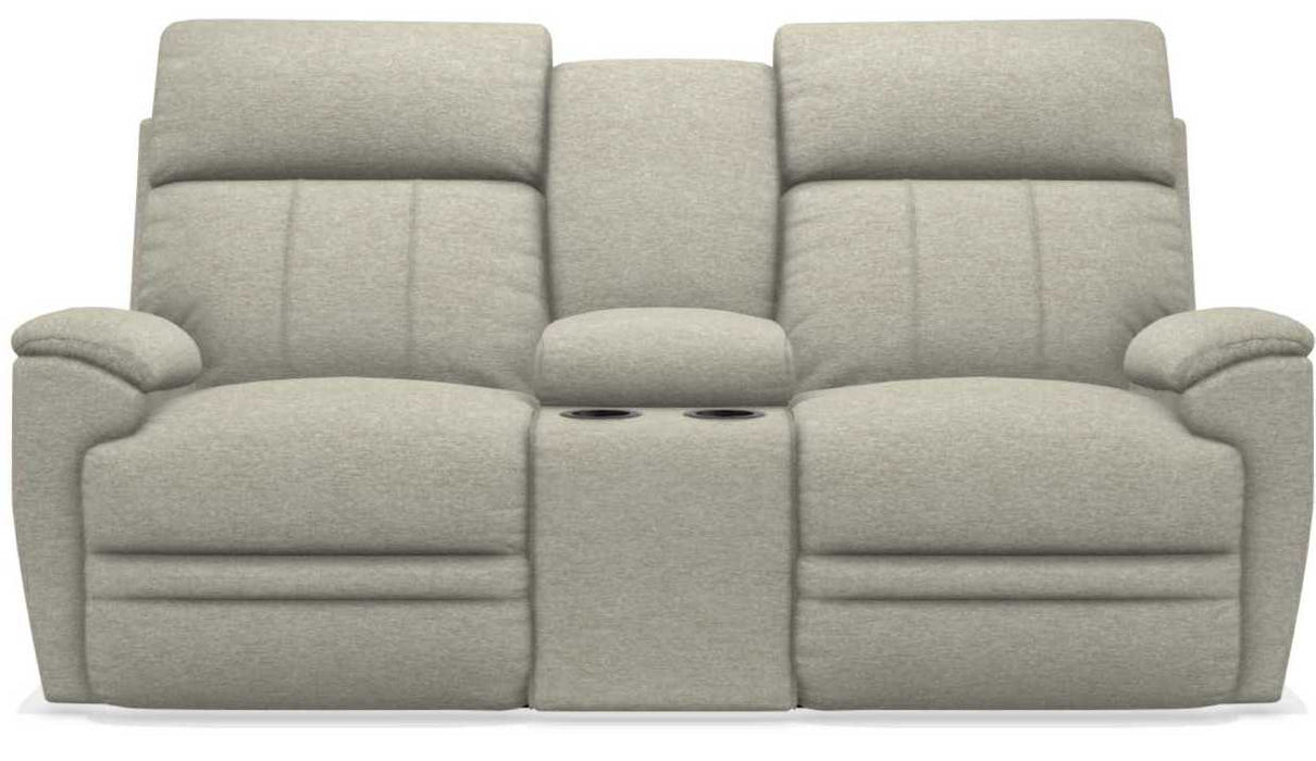 La-Z-Boy Talladega Antique Power Reclining Loveseat with Console - Sigrist Furniture (Sturgis,MI)