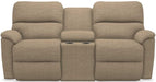 La-Z-Boy Brooks Wheat Power Reclining Loveseat With Headrest & Console - Sigrist Furniture (Sturgis,MI)