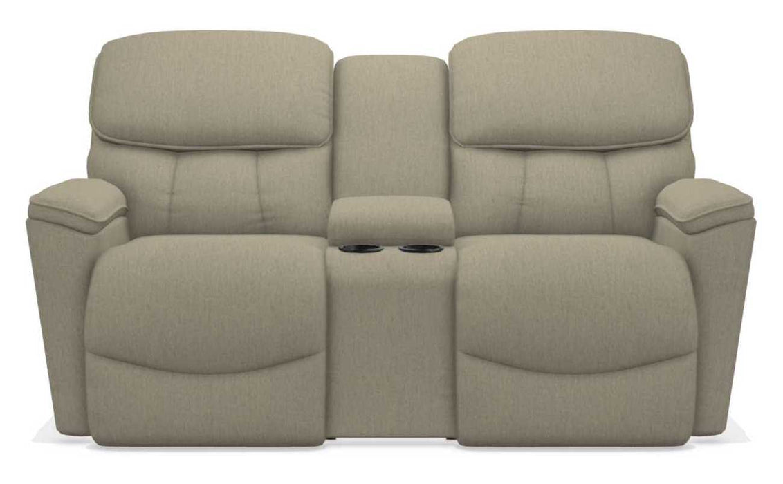 La-Z-Boy Kipling Teak Power Reclining Loveseat With Console - Sigrist Furniture (Sturgis,MI)