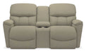 La-Z-Boy Kipling Teak Power Reclining Loveseat With Console - Sigrist Furniture (Sturgis,MI)