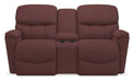 La-Z-Boy Kipling Burgundy Power Reclining Loveseat With Headrest and Console - Sigrist Furniture (Sturgis,MI)