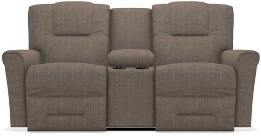 La-Z-Boy Easton PowerRecline La-Z-Time Otter Reclining Console Loveseat - Sigrist Furniture (Sturgis,MI)