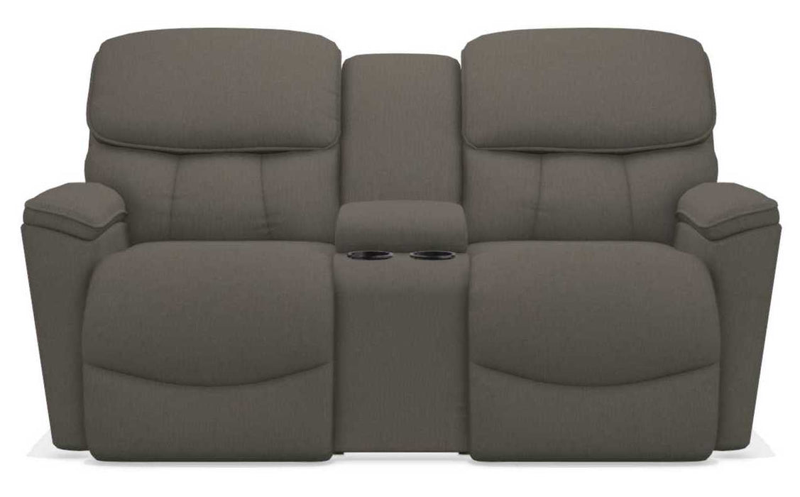 La-Z-Boy Kipling Granite Power Reclining Loveseat With Headrest and Console - Sigrist Furniture (Sturgis,MI)