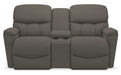 La-Z-Boy Kipling Granite Power Reclining Loveseat With Headrest and Console - Sigrist Furniture (Sturgis,MI)