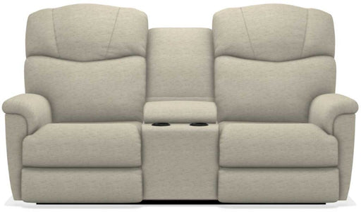 La-Z-Boy Lancer Sand Power Reclining Loveseat with Headrest and Console - Sigrist Furniture (Sturgis,MI)