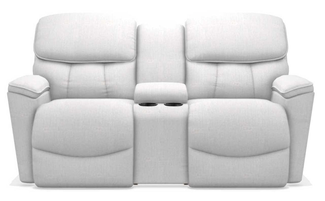 La-Z-Boy Kipling Muslin Power Reclining Loveseat With Console - Sigrist Furniture (Sturgis,MI)