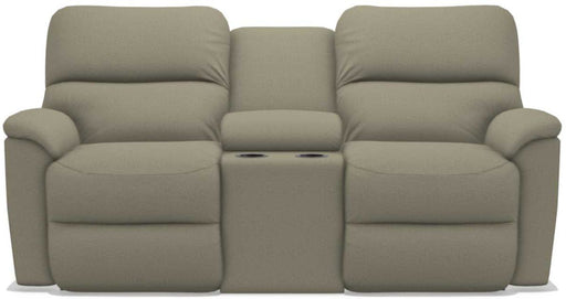 La-Z-Boy Brooks Silt Power Reclining Loveseat With Headrest & Console - Sigrist Furniture (Sturgis,MI)